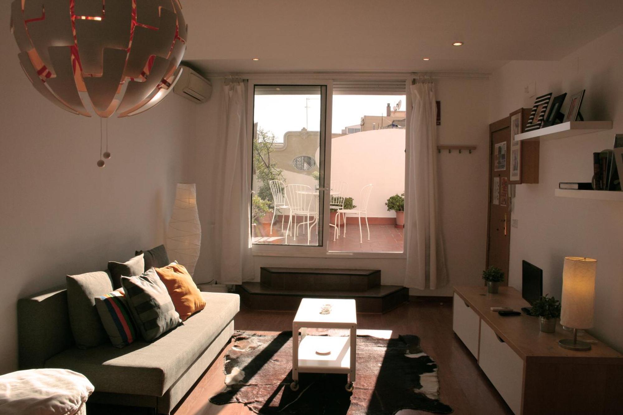 Lovely Apartment With A Terrace Barcelona Luaran gambar